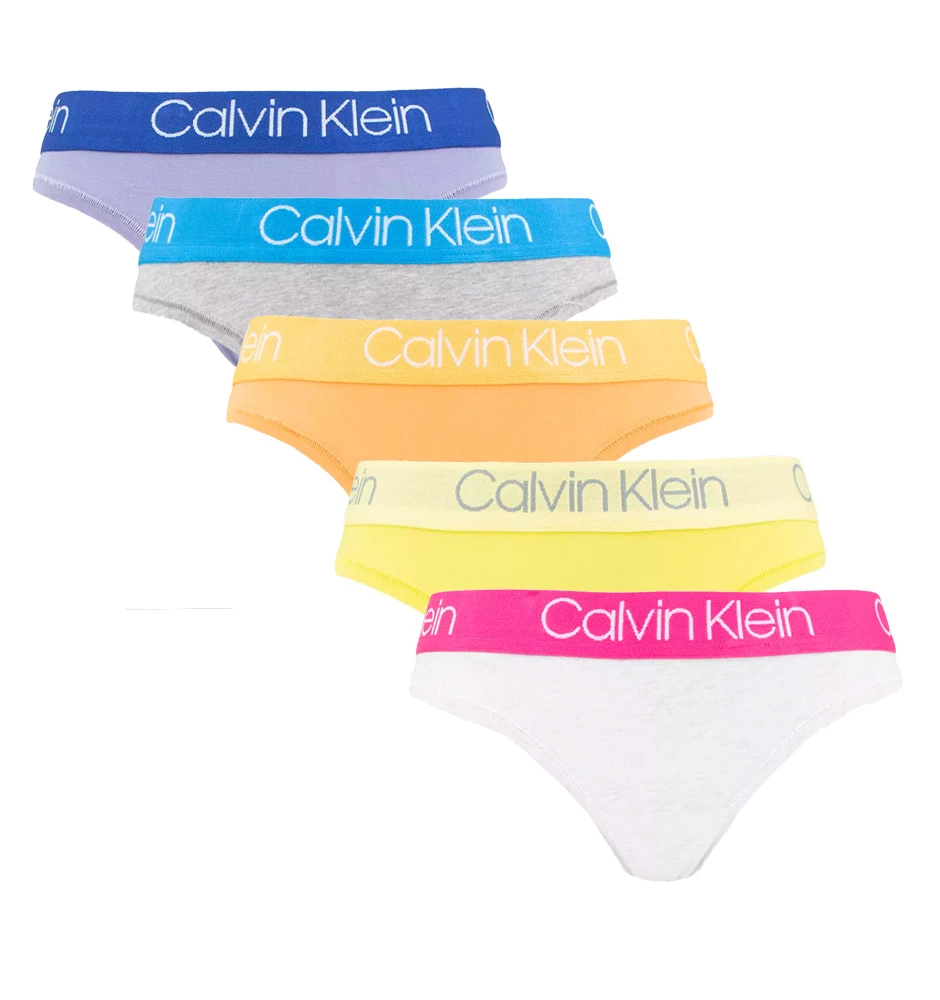 CALVIN KLEIN - nohavičky 5PACK cotton stretch comfort multicolor - limitovaná edícia