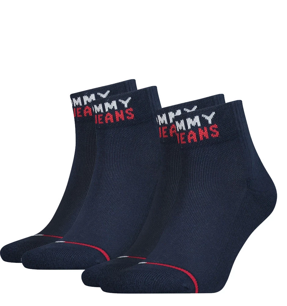 TOMMY HILFIGER - 2PACK Tommy jeans vintage navy ponožky