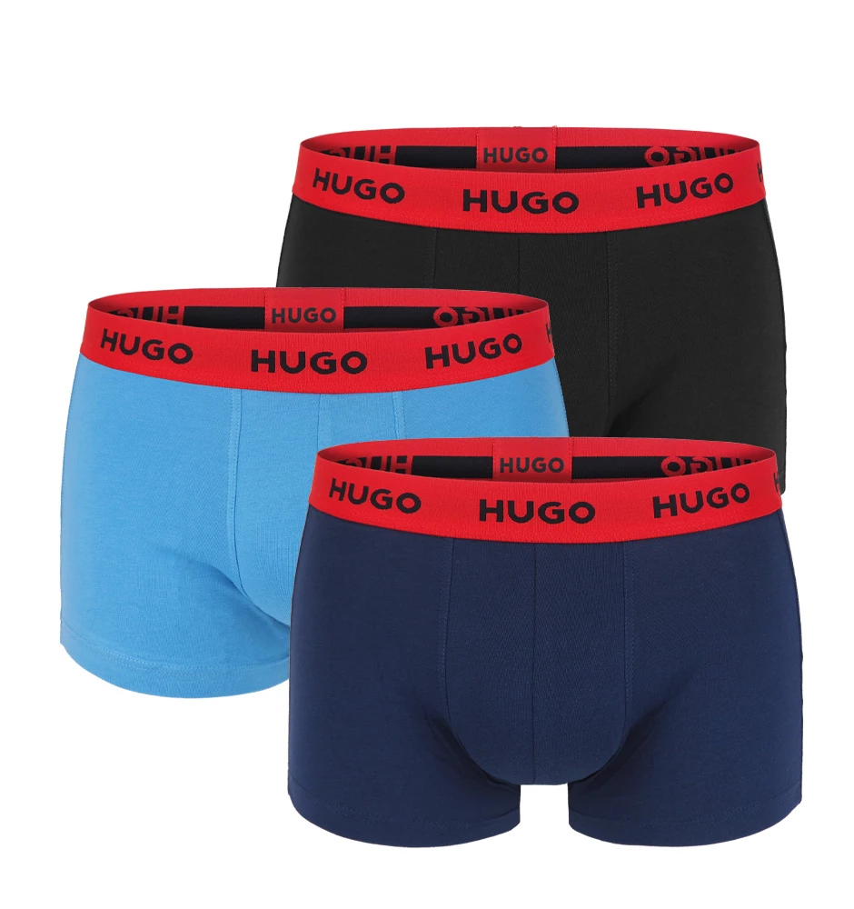 HUGO - 3PACK boxerky blue combo