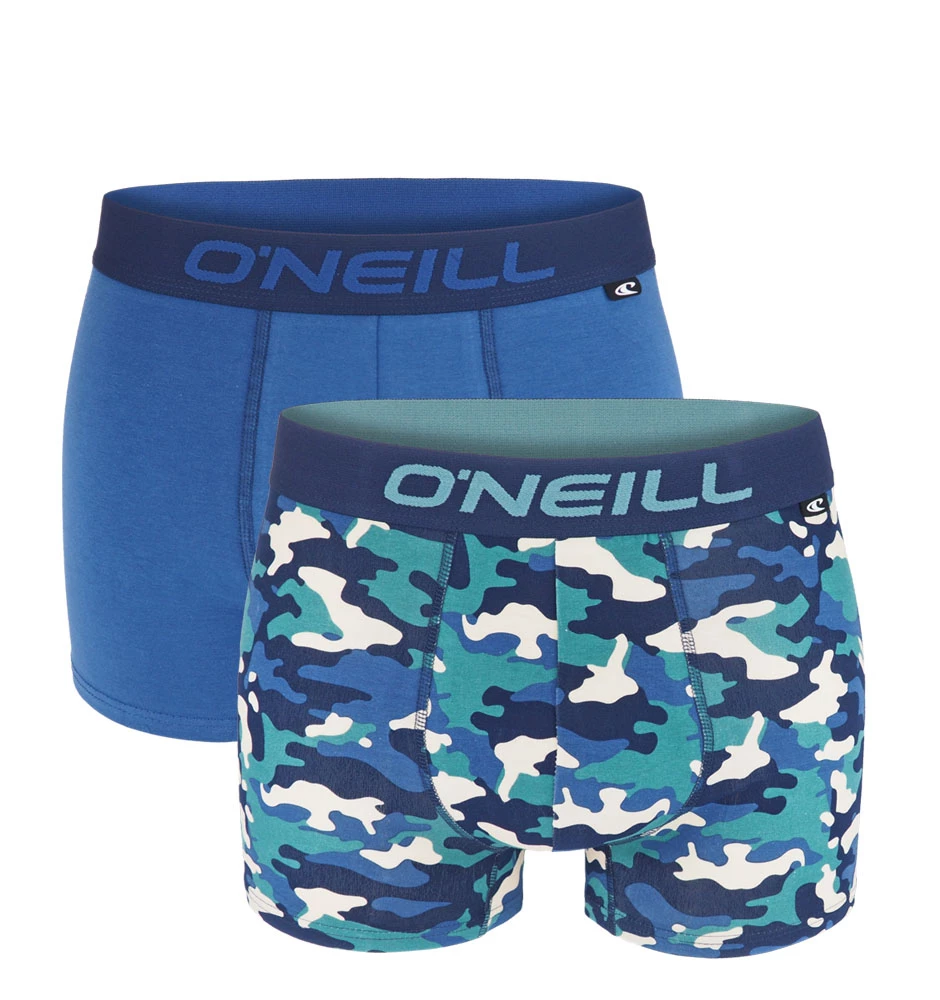 O'NEILL - 2PACK blue camo boxerky z organickej bavlny