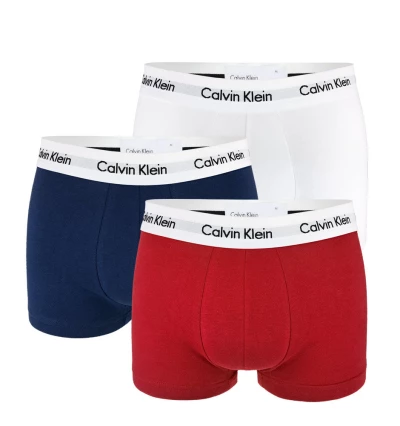 CALVIN KLEIN - 3PACK Cotton stretch tricolor boxerky