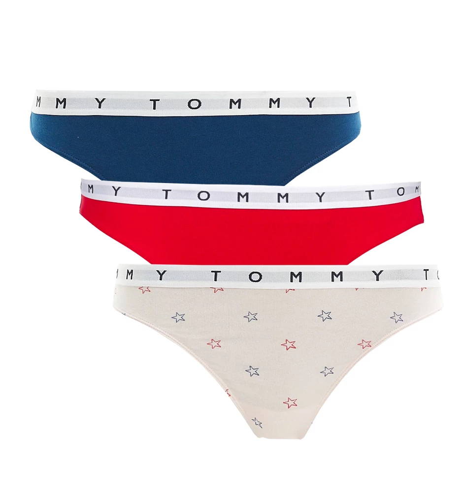 TOMMY HILFIGER - tangá 3PACK king red star - special limited edition
