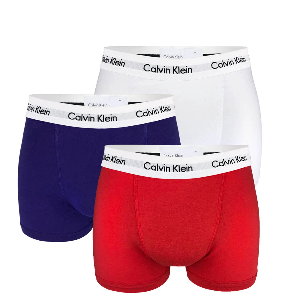 CALVIN KLEIN - 3PACK Cotton stretch classic tricolor boxerky