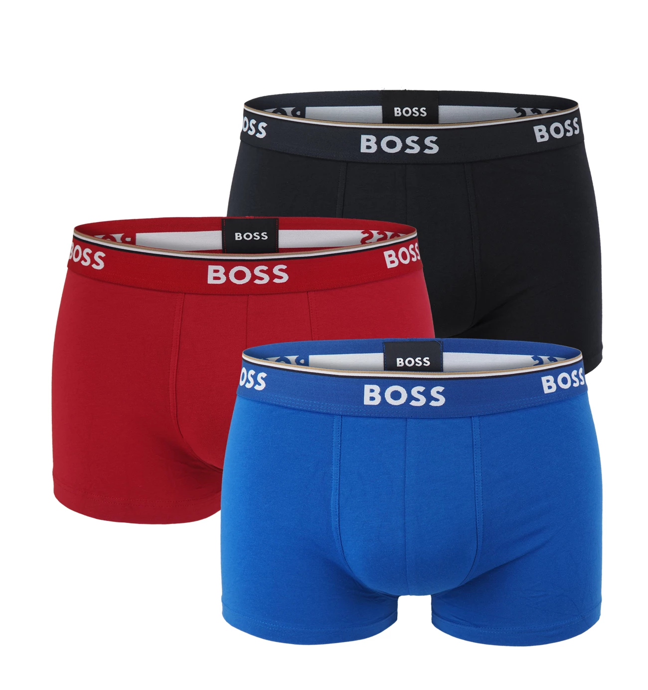 BOSS - boxerky 3PACK cotton stretch power multicolor - limitovaná fashion edícia (HUGO BOSS)