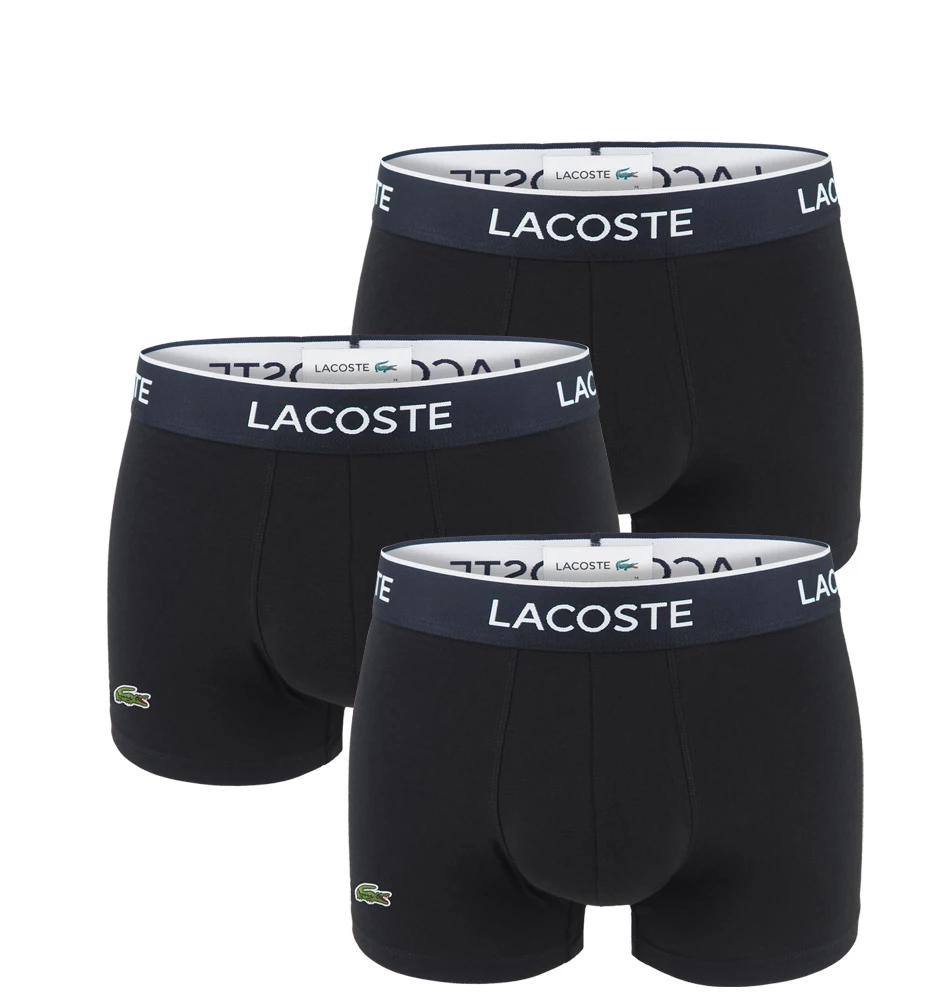 LACOSTE - Lacoste ultra comfortable stretch cotton black boxerky