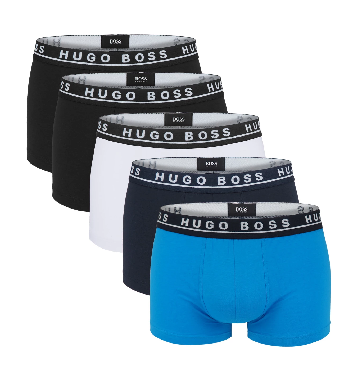 BOSS - 5PACK boxerky blue combo (HUGO BOSS)