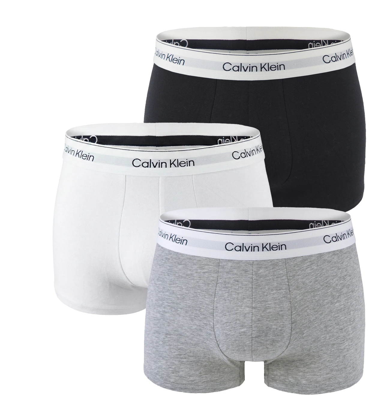Calvin Klein - pánske boxerky 3PACK Icon cotton stretch signature colors