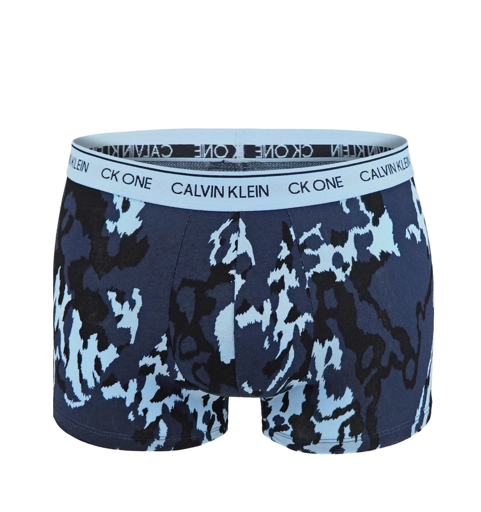 CALVIN KLEIN - CK ONE fashion animal print blue boxerky