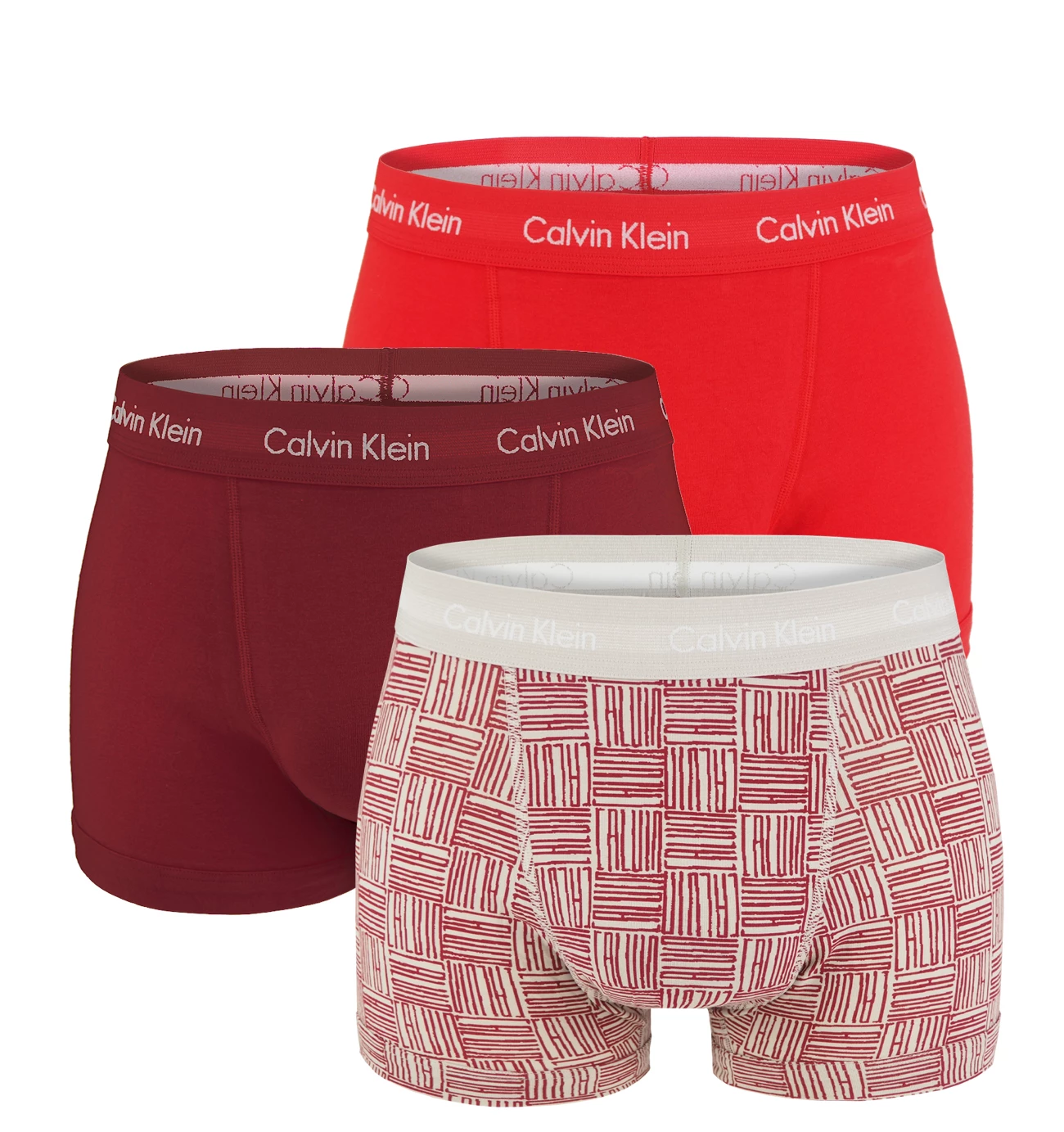 CALVIN KLEIN - boxerky 3PACK cotton stretch classic CALVIN logo - limitovaná edícia