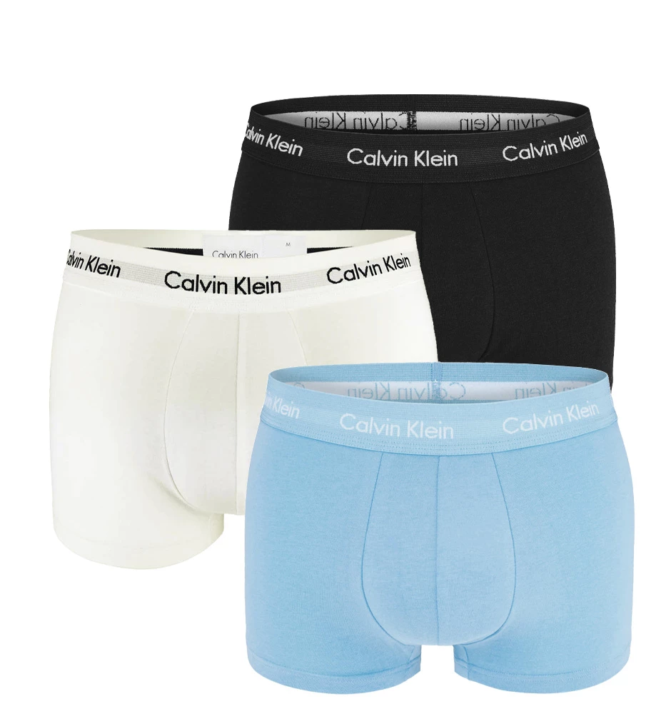 Calvin Klein - boxerky 3PACK cotton stretch rain - limitovaná edícia