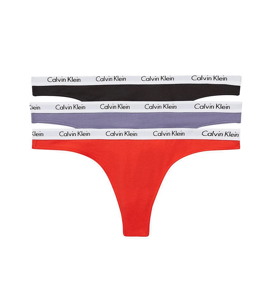 CALVIN KLEIN - tangá 3PACK cotton stretch tuscan color - special limited edition