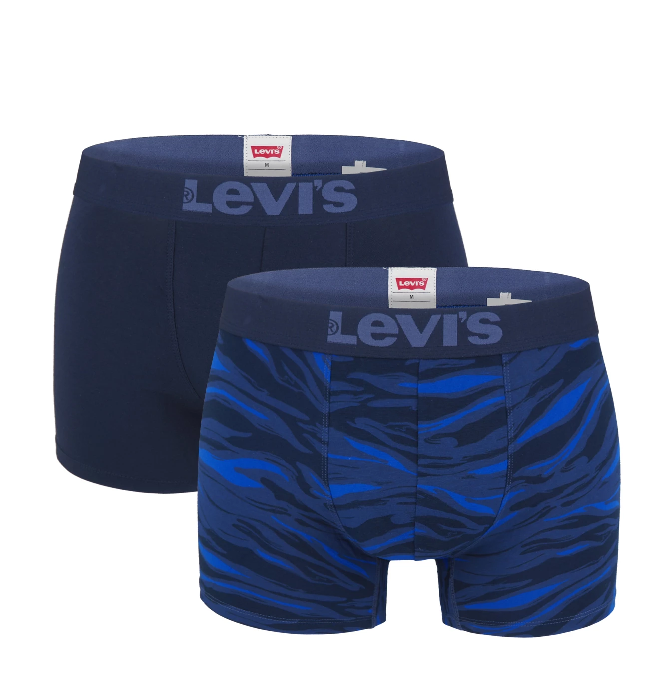 LEVI`S - 2 PACK boxerky Levi`s riffle blue denim z organickej bavlny