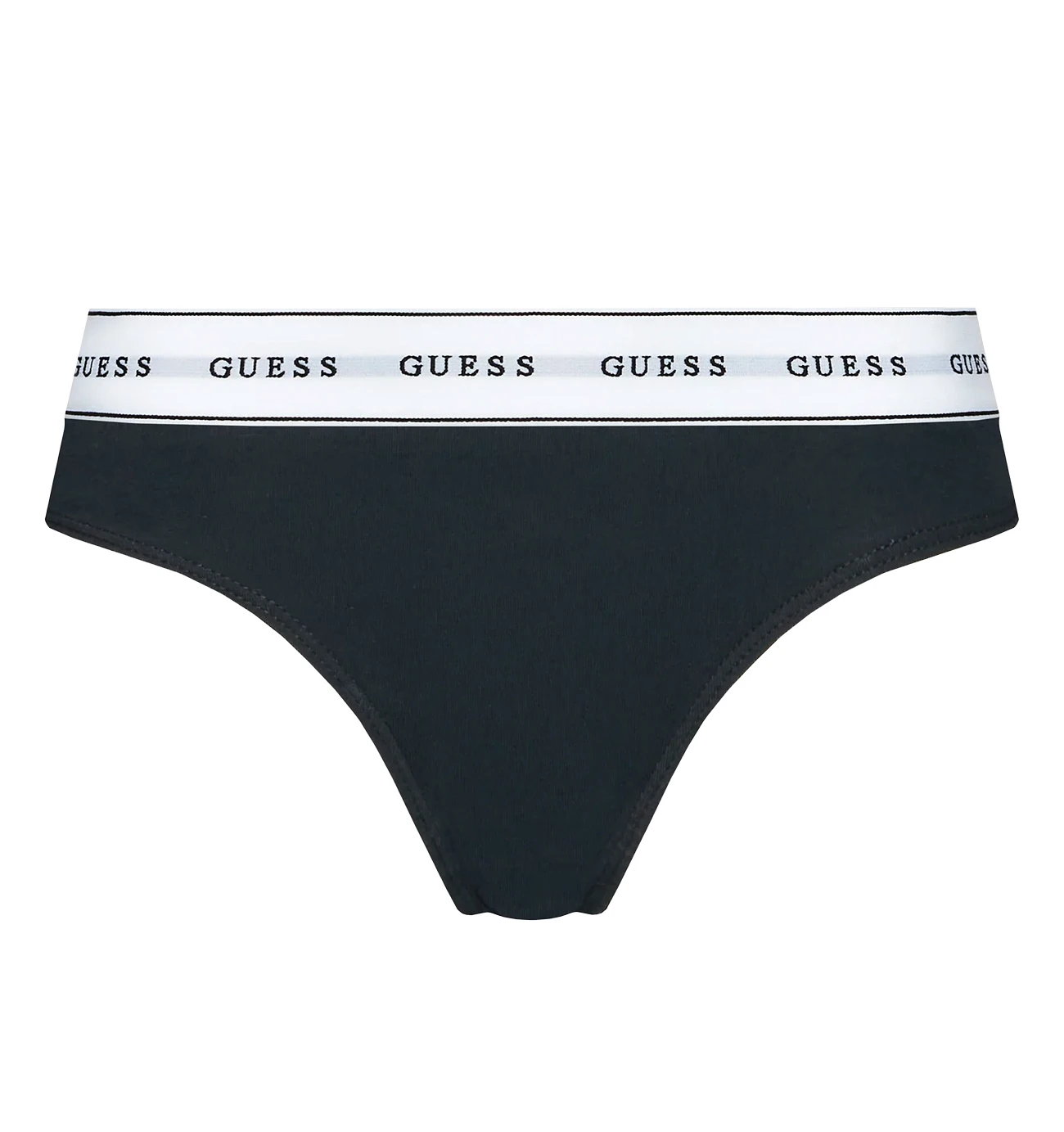 GUESS - organic cotton čierne dámske nohavičky