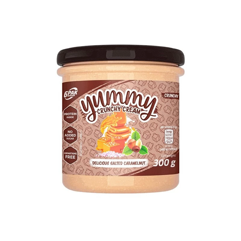 Yummy Cream - 6PAK Nutrition 300 g  Delicious Salted Caramelnut