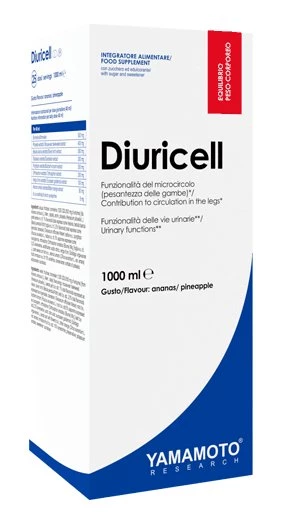 Diuricell (čistiace a odvodňovacie účinky) - Yamamoto 1000 ml. Orange + Lemon