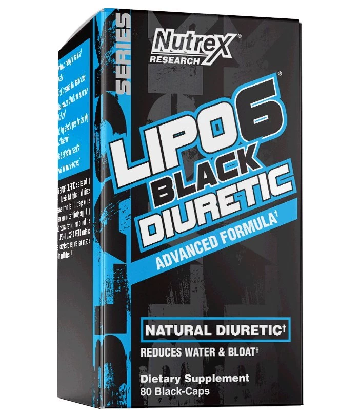Lipo 6 Black Diuretic - Nutrex 80 kaps.