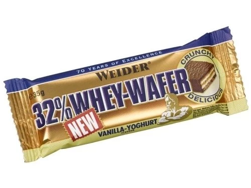 Tyčinka: 32 % Whey-Wafer - Weider 35 g Stracciatella