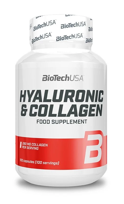 Hyaluronic & Collagen - Biotech USA 100 kaps.