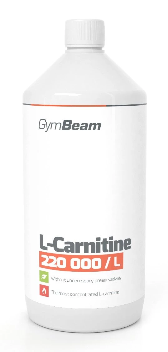 L-Carnitine - GymBeam 500 ml. Orange