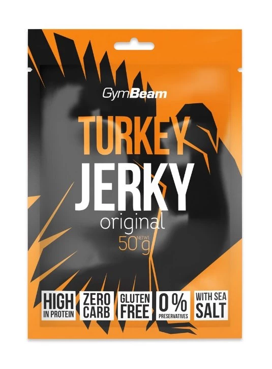 Turkey Jerky - GymBeam 50 g Original