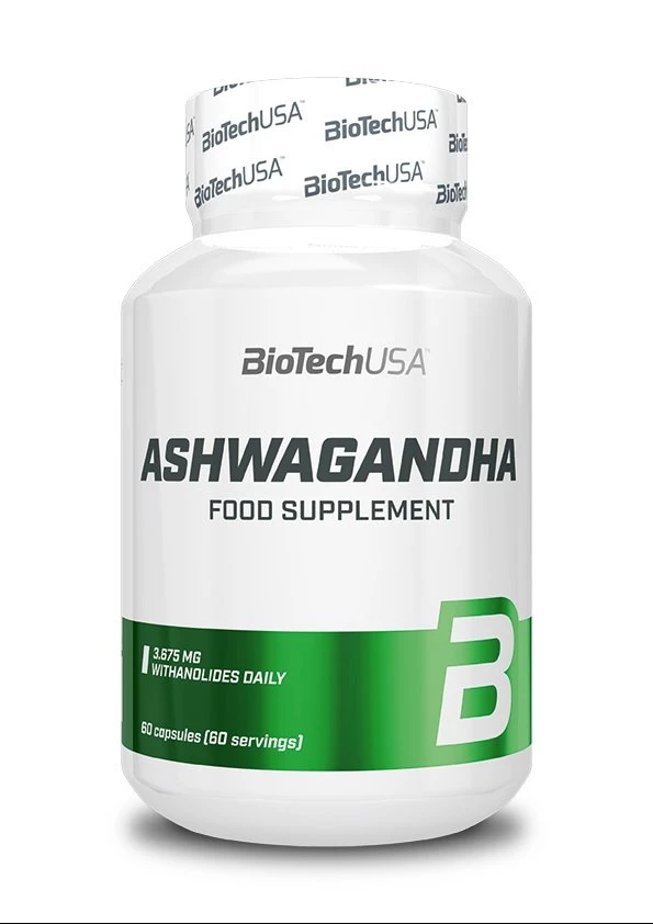 Ashwagandha - Biotech USA 60 kaps.