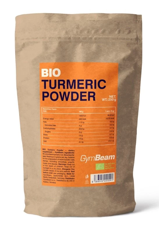 Bio Turmeric Powder - GymBeam 250 g