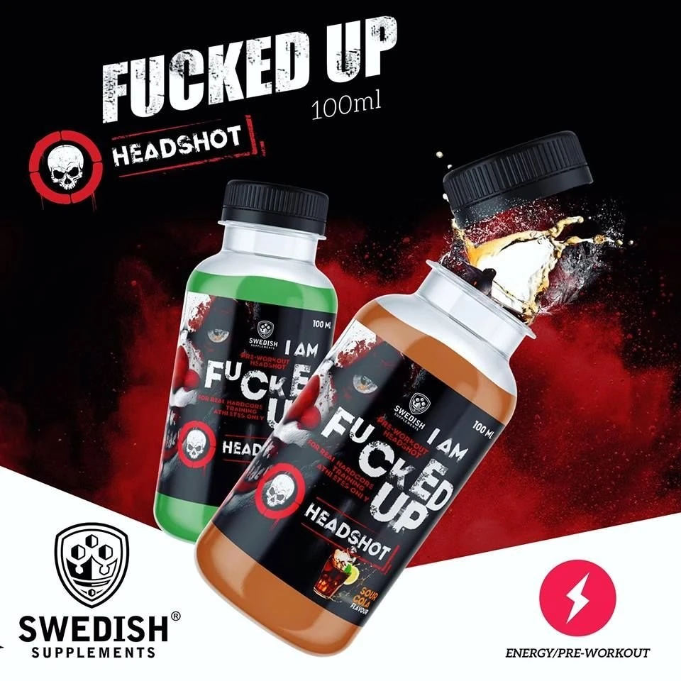 Fucked Up Headshot - Swedish Supplements 100 ml. Raspberry
