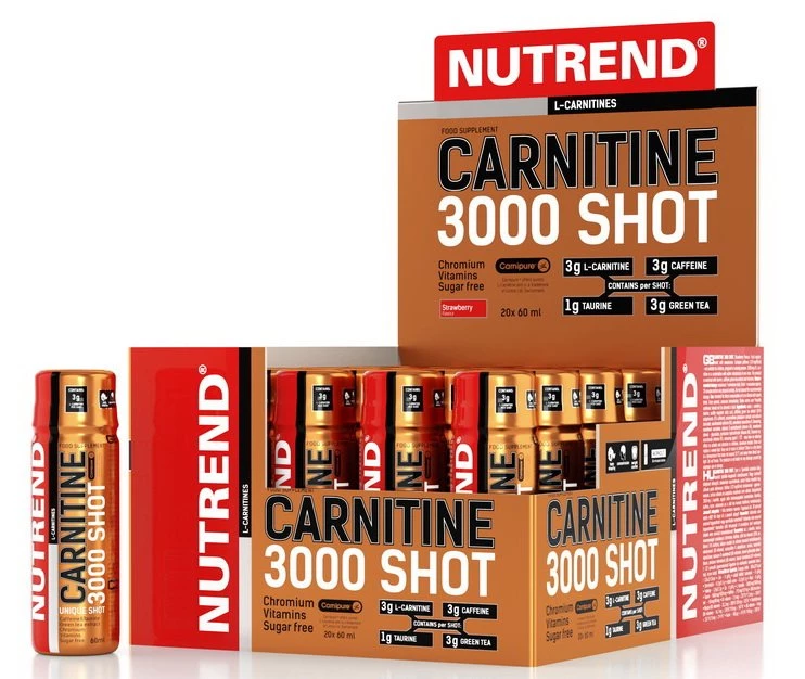 Carnitine 3000 Shot - Nutrend 20 x 60 ml. Ananás