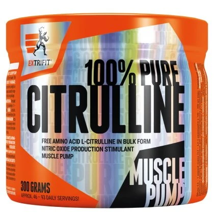 Citrulline 100 % Pure Powder - Extrifit 300 g Orange