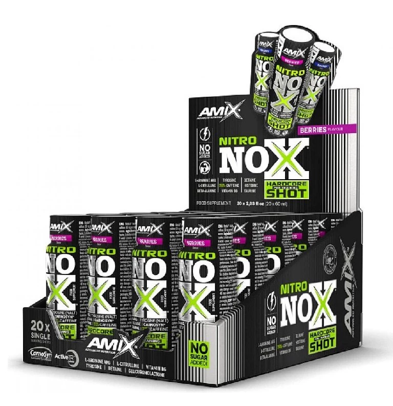 Nitro NOX Shot - Amix 20 x 60 ml. Berries