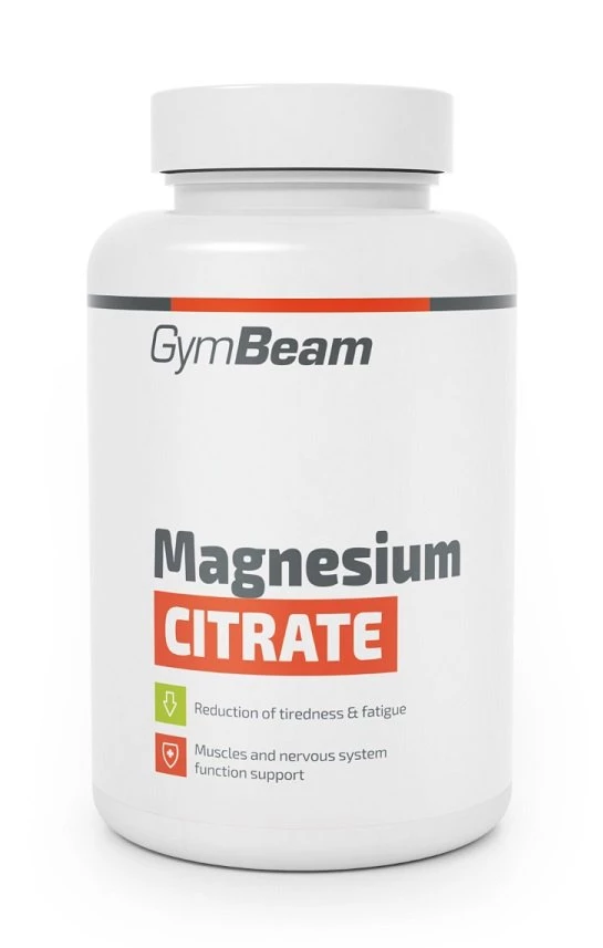 Magnesium Citrate kapsulový - GymBeam 120 kaps.