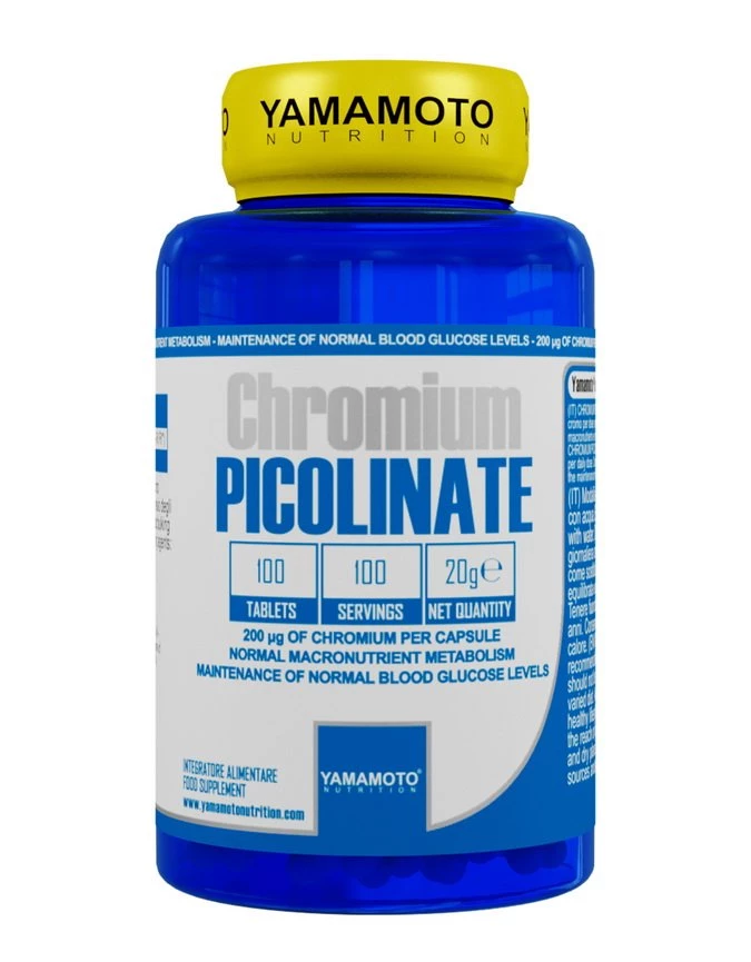 Chromium Picolinate (chróm vo forme pikolinátu) - Yamamoto  100 tbl.