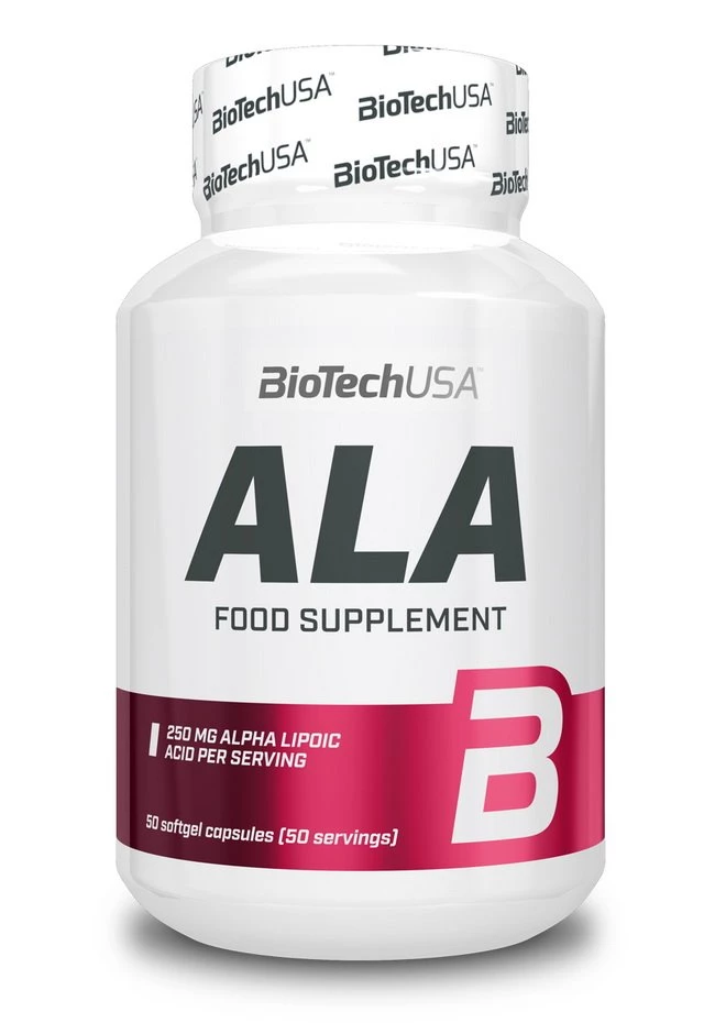 ALA Alpha Lipoic Acid - Biotech USA 50 kaps.
