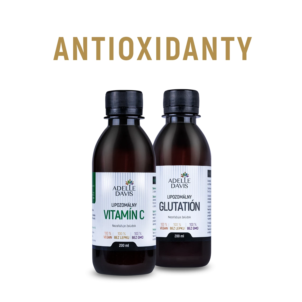 Adelle Davis Antioxidanty DUO- Glutation/C