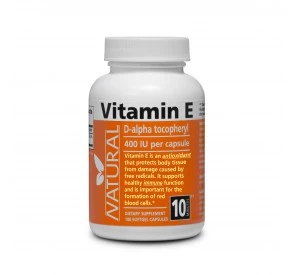 NATURAL Vitamín E 400 IU prírodný, 100 kapsúl