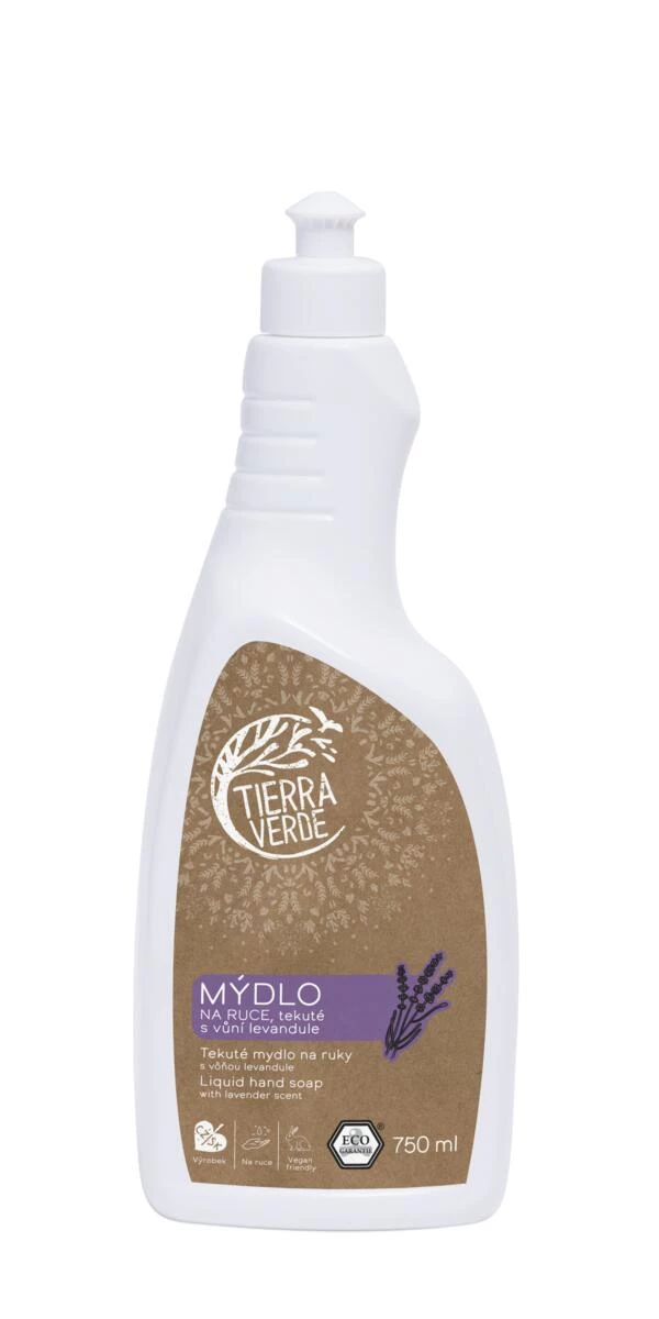 TIERRA VERDE - Tekuté mydlo na ruky s vôňou levandule, 750 ml