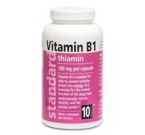 NuLab Vitamín B1, 100mg, 350 kapsúl