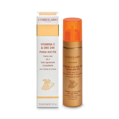 Vitamina C & Oro 24K Anti-age pleťový krém - L'Erbolario