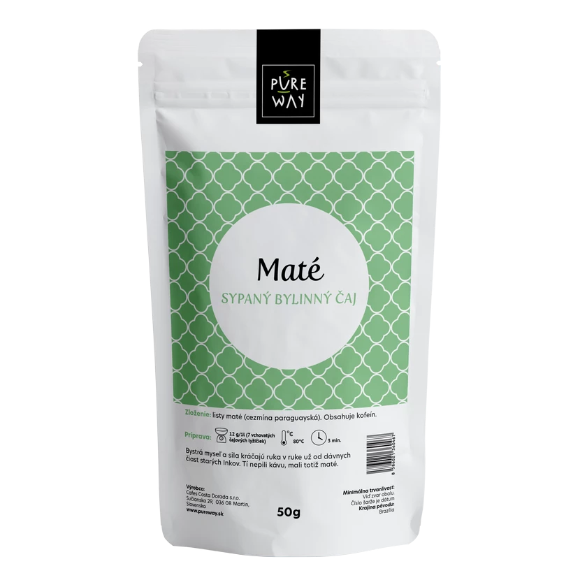 Pure Way MATÉ sypaný bylinný čaj, 50 g