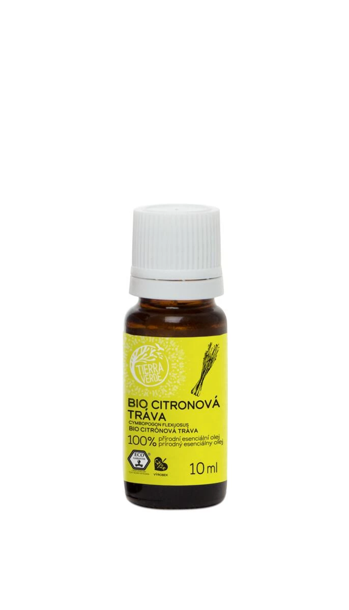 Esenciálny olej BIO Citrónová tráva (10 ml) - Tierra Verde
