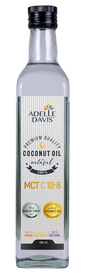 Adelle Davis - MCT olej C10-8, 500 ml