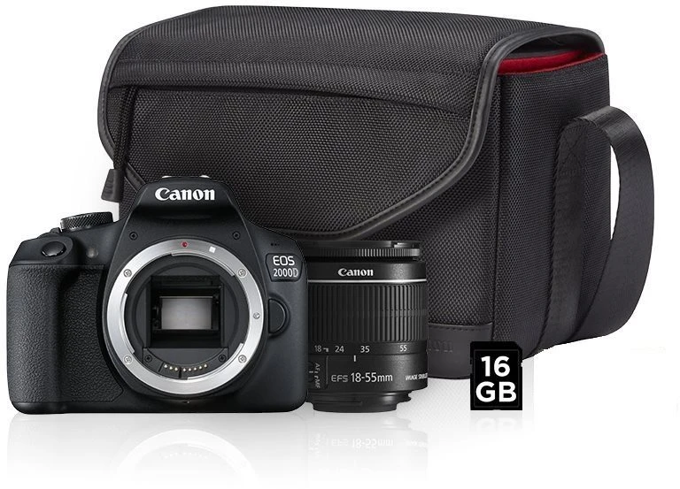 Canon EOS 2000D + 18-55mm IS II Value Up Kit