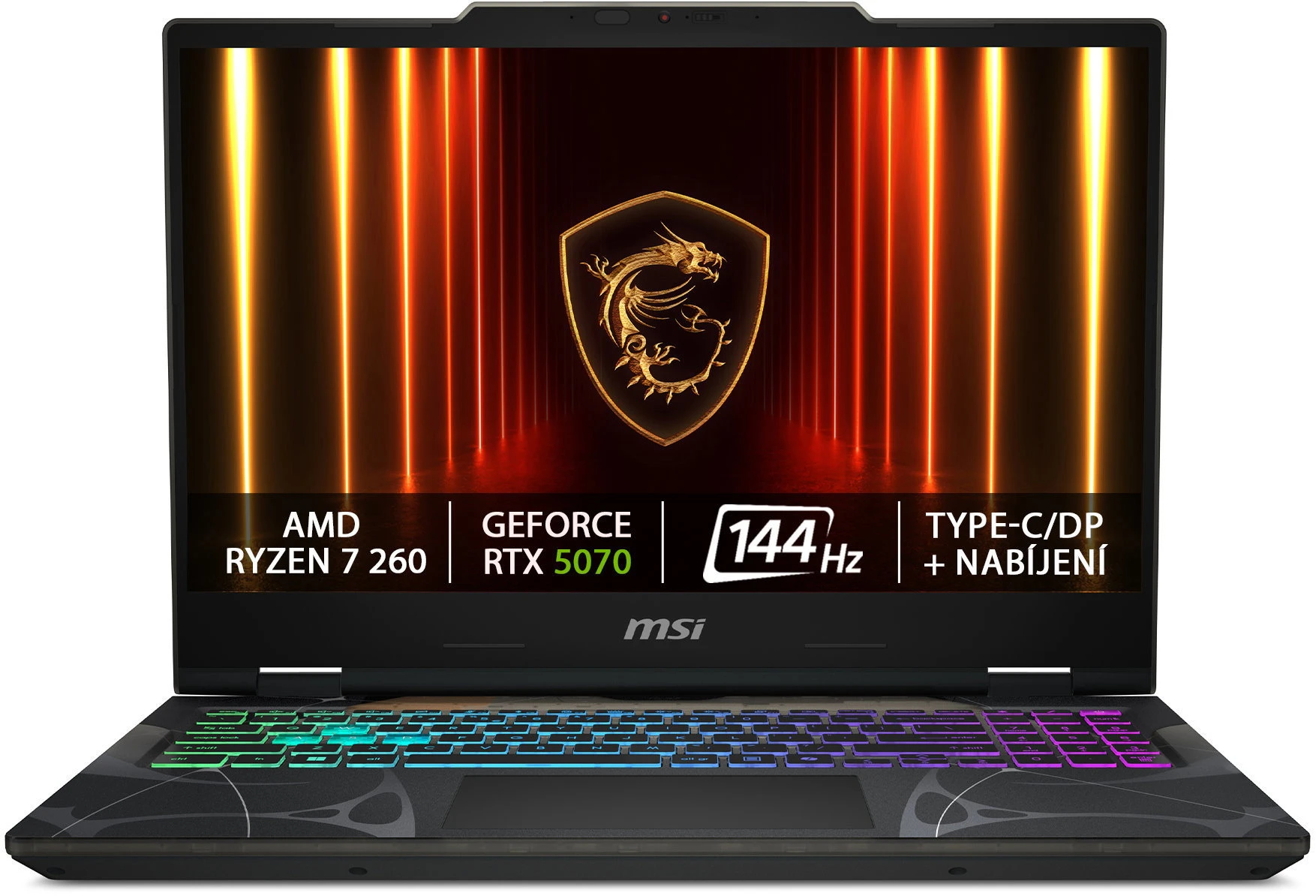 MSI Cyborg A15 AI B2HWGKG-081XCZ kovový