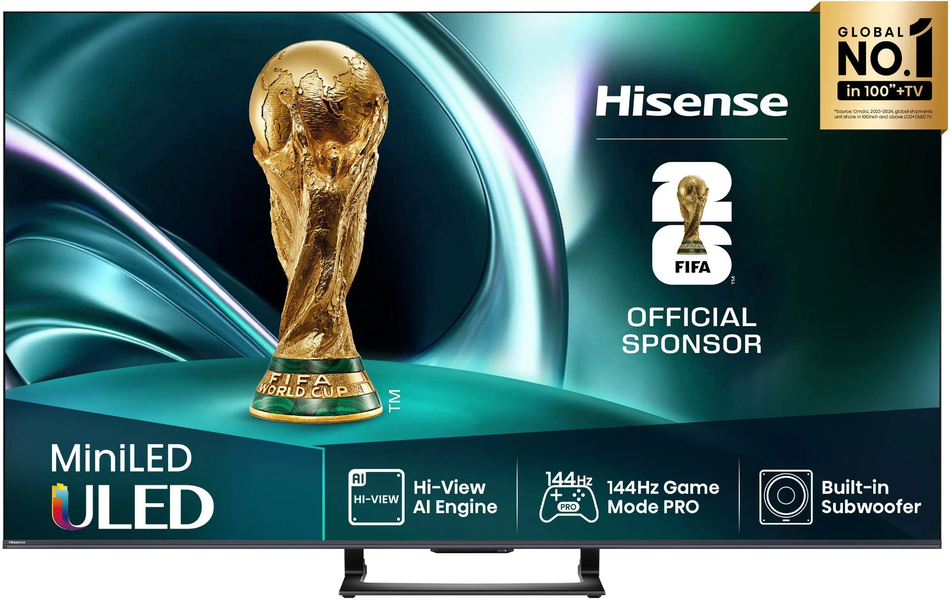 55" Hisense 55U7Q + 5 rokov záruka po registrácii