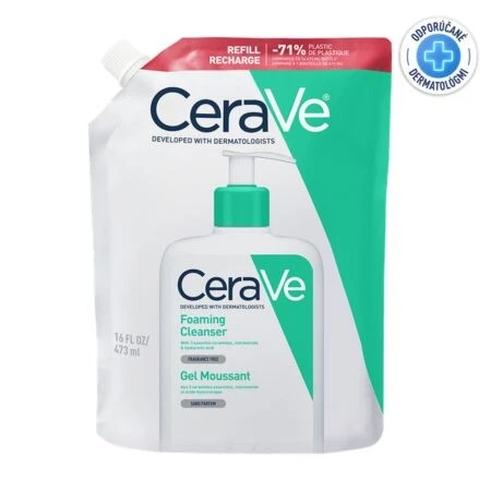 CERAVE Čistiaci penivý gél refill pack 473 ml