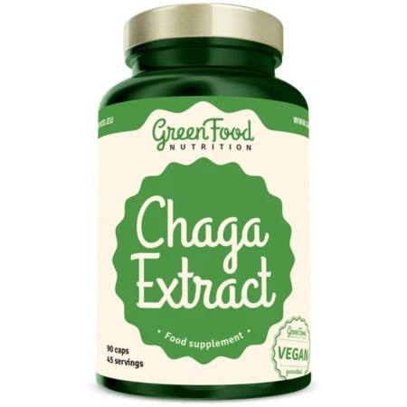 GREENFOOD Chaga extract 90 kapsúl
