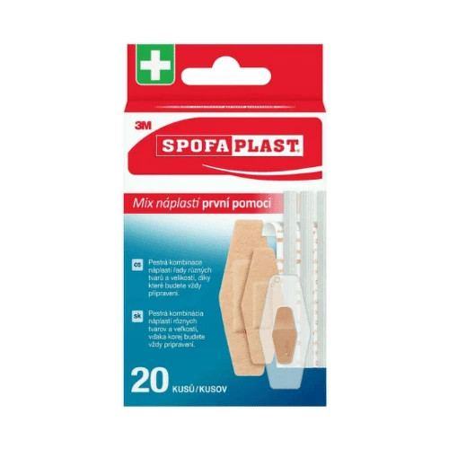 3M Spofaplast č.607 náplasti prvej pomoci mix 20 ks