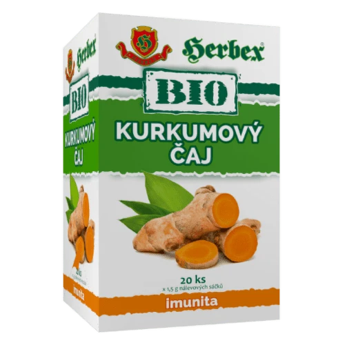 HERBEX BIO Kurkumový čaj 20 x 1,5 g