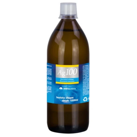 PHARMA ACTIV Koloidné striebro Ag100 hustota 20ppm inov.2026 1000 ml