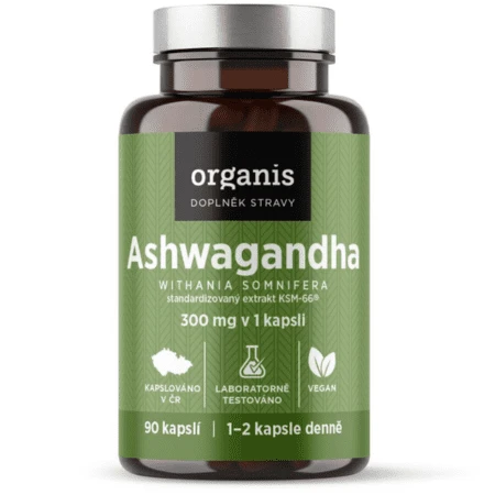 ORGANIS Ashwagandha KSM-66 300 mg 90 kapsúl